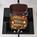 Poêle double face en granit 