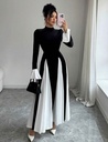 Robe noir et blanc 