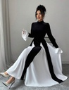 Robe noir et blanc 