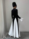 Robe noir et blanc 