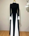 Robe noir et blanc 