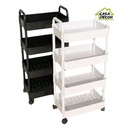 Chariot de Rangement Roulant 4Niveaux