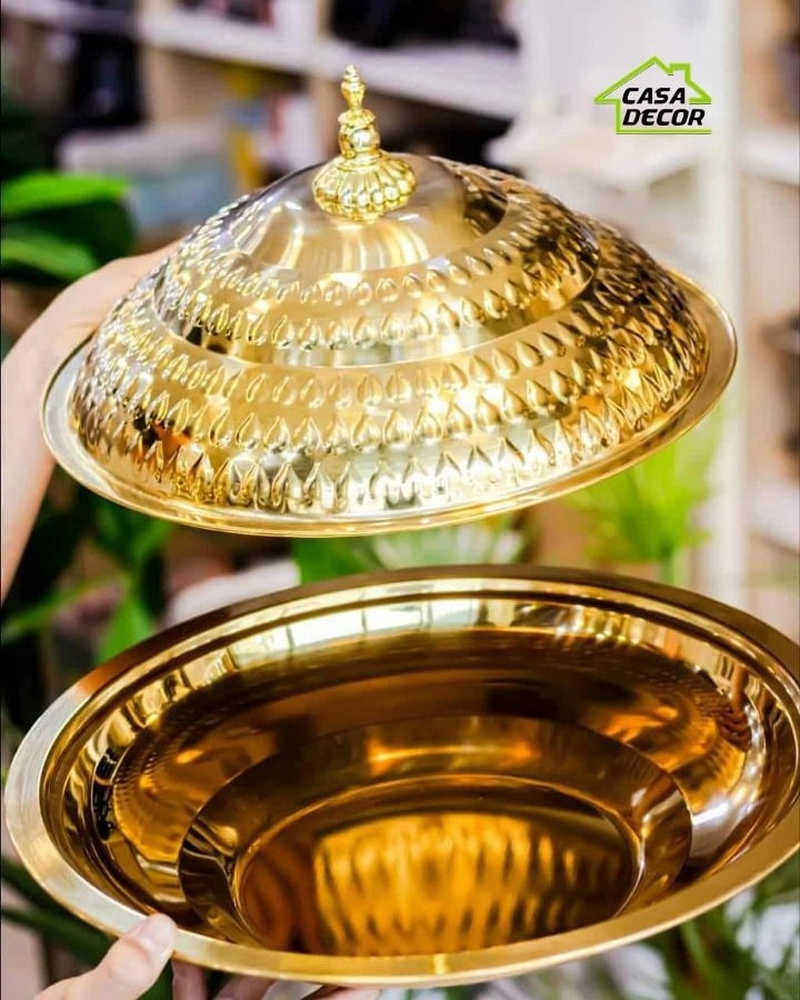 Che9la avec couvercle doré 