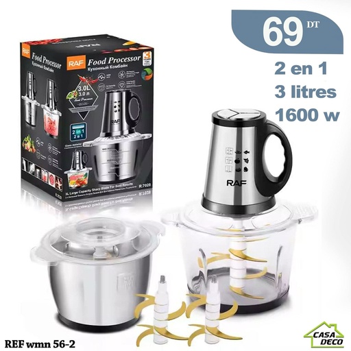 Hachoir double bol Raf 